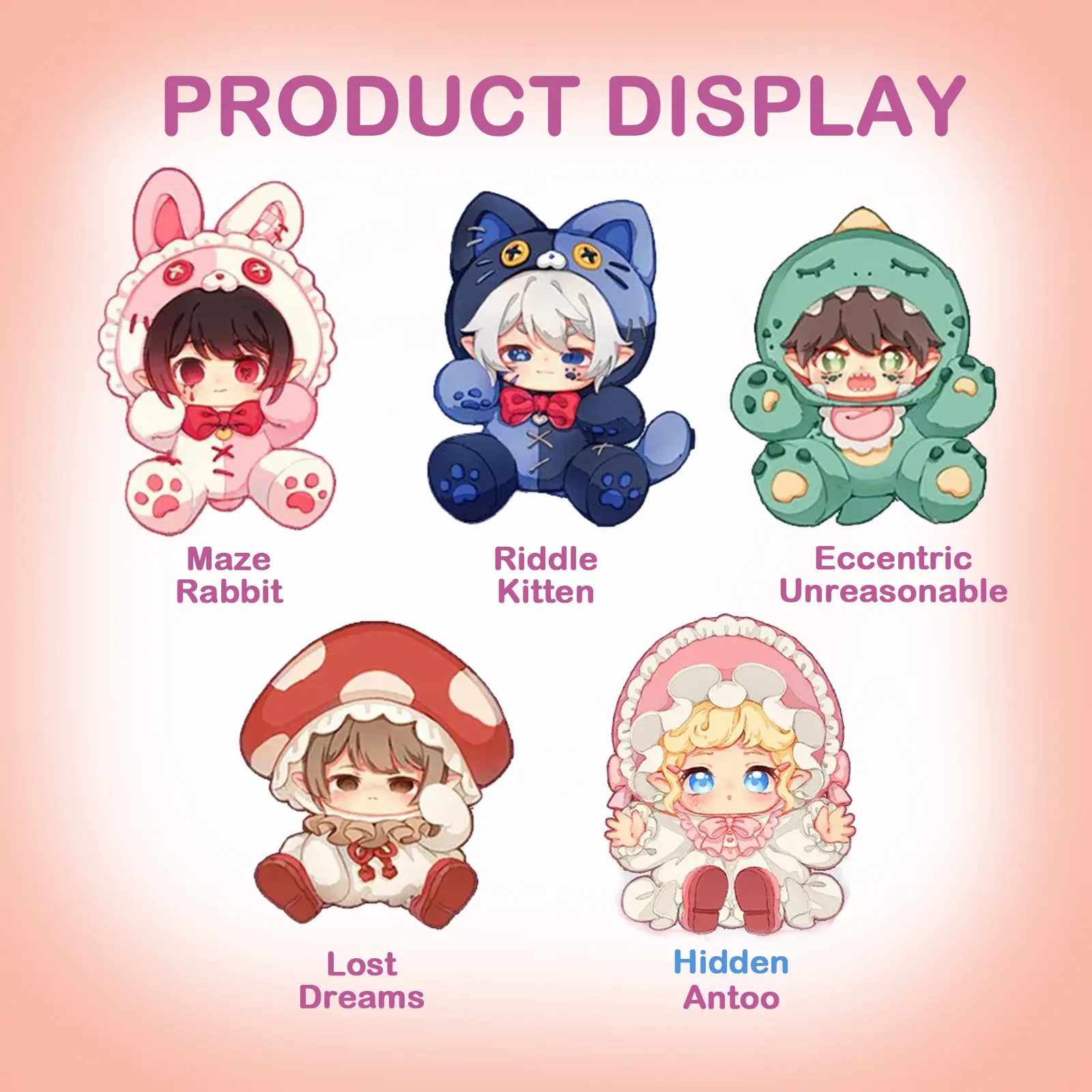 ANTOO Antoo's Paradise Lost Series Plush Blind Box - TikTok Shop