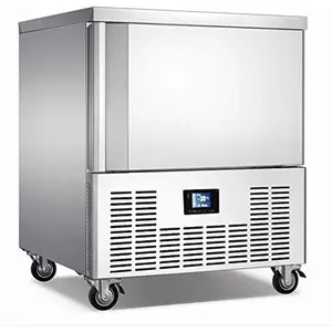 Kolice Commercial 5 Tray Horizontal Freezer for Restaurants, Baking Schools, and Dumpling Production with Blast and Batch Options mini fridge