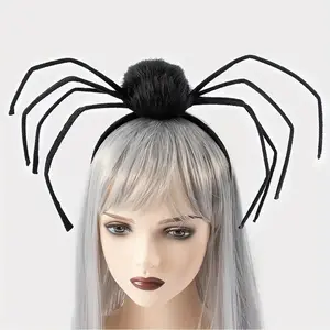 Spider Queen Halloween Headband, Gothic Spider Crown Hair Clip, Women & Teen Party Accessory, Lightweight Costume Fashion, Cosplay Essential