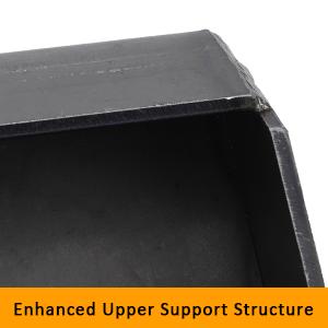 GARVEE 1/4" Quick Attachment Mount Plate for Mini Skid Steer, Compatible with Toro Dingo and Ditch Witch, Featuring 1/2" Thick Inserts for Enhanced Durability and Performance in Heavy-Duty Applications