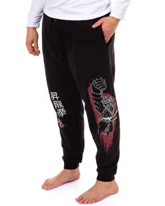 Street Fighter Pajama Pants Men's Ryu Game Character Lounge Jogger Pant