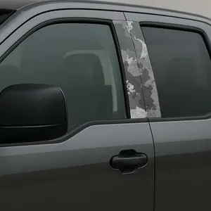 B-Pillar Set of 12 X21.5 Gloss Vinyl Decal Set, B Pillar Sticker Decal, Car Pillar Decals, American Flag Vinyl Wrap for Side Door Trim Decoration(E)