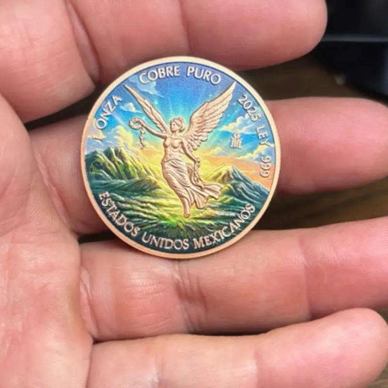 1oz Pure Copper Round Coin - Collectible Bullion for Investors, Hobbyists