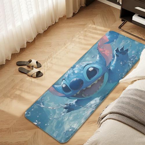 Disney Stitch Soft Floor Mat with Starry Night Design for Kids Room Decor Soft Material Playtime Friendly Ideal for Playtime and Relaxation