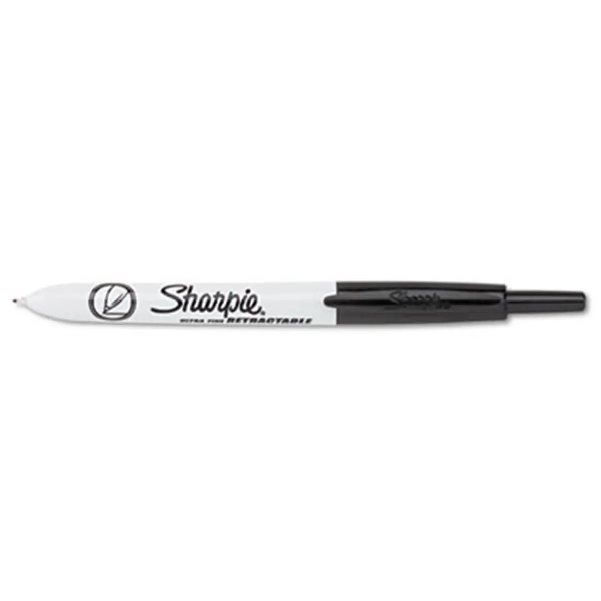 Sharpie 1735790 Retractable Permanent Marker - Fine Point Markers, Durable Ultra Fine Point Tip, Easy 1-Handed Operation, Quick-Drying Ink, Click-and-Write, Fade-Resistant for Scrapbooking, DIY Projects
