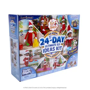The Elf on the Shelf 24-Day Ultimate Kit – Official Elf Ideas and Props for Holiday Magic (Scout Elf not Included)