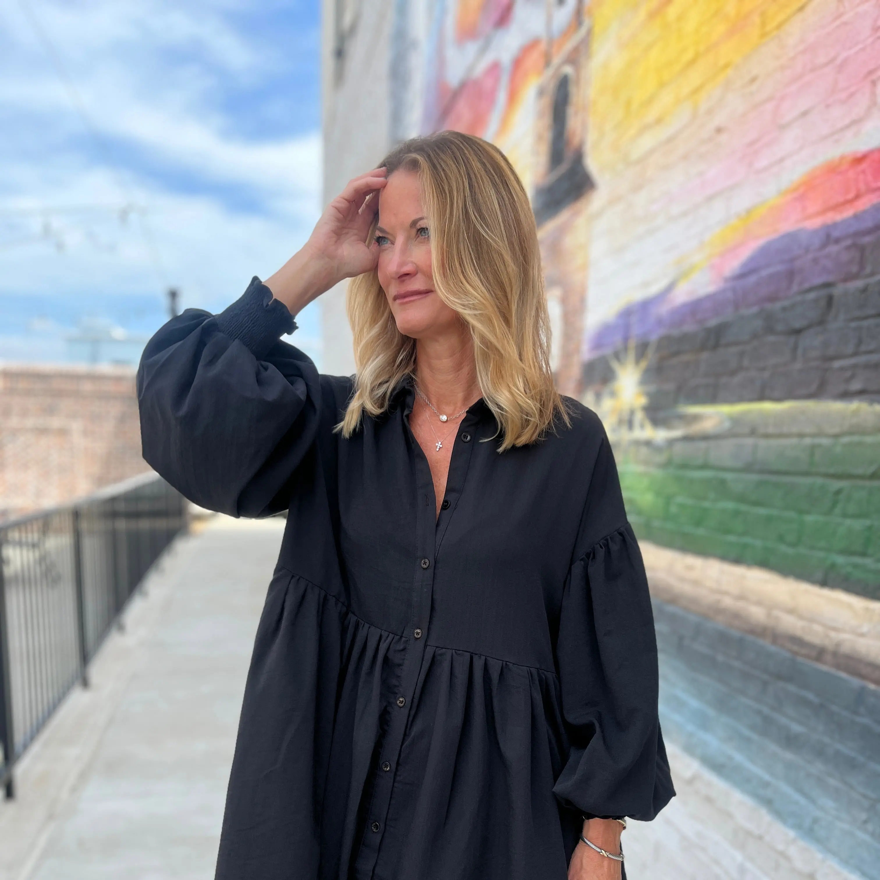 Entro | Step Into Fall Dress Black