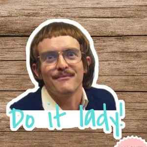 Chit Do It Lady Sticker, Viral Tiktok Quote Sticker, Funny Waterproof Decal, Laptop Sticker, Aesthetic Motivation Sticker, Gift for Friends