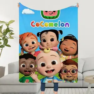 Soft Funny Throw Blanket C-CoCo-melonS-ES Blanket Baby Throw Super Cosy Plush Living Room Sofa Couch Cartoon Childish Birthday Gifts Cartoon Baby Flannel Blanket – Super Cozy Plush Throw for Kids & Adult Blanket, Living Room, Sofa, Couch, Birthday Gift