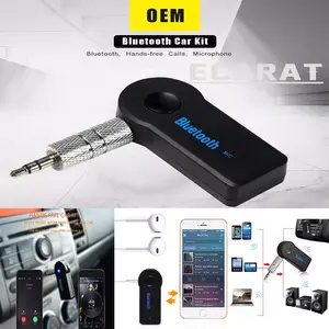 Wireless Bluetooth 3.5mm AUX Audio Stereo Music Car Receiver Adapter New Kit