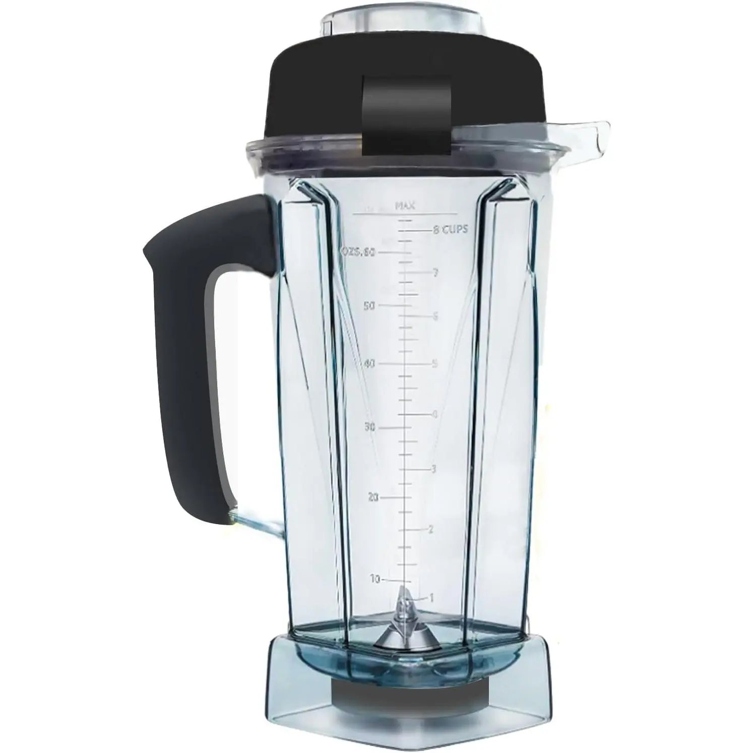 Blender Pitcher 64oz, Compatible with Vit 5200 5000 5300 6300 VM0101 VM0103 VM0197 Classic/Commercial Series, Blender Container Jar Cup,Updated Prevents Rust and Leaks,10 Years Warranty