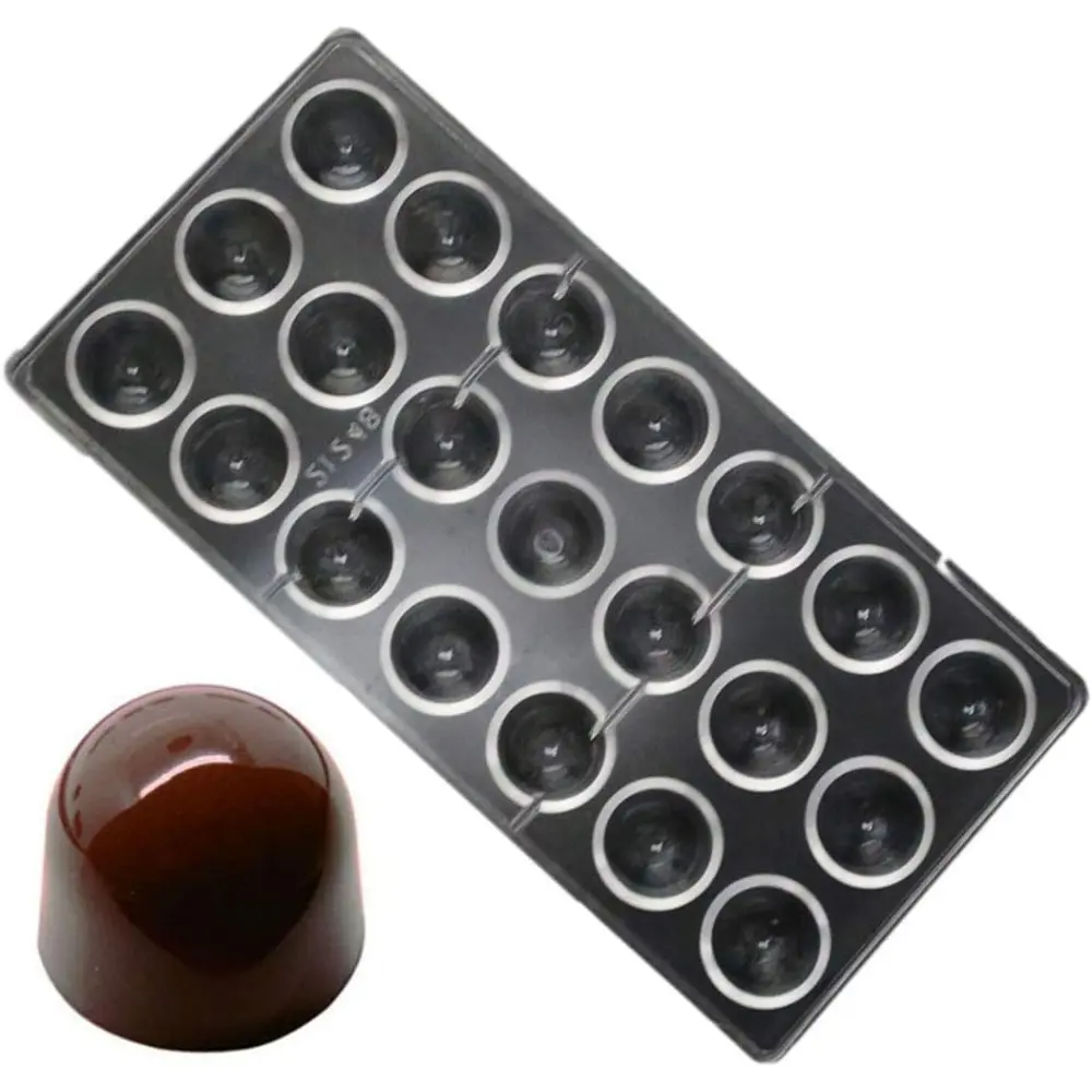 Big Size FDA Compliant Polycarbonate Chocolate Bar Mold - 11g, 10.7x5.23x0.9 Inches Durable Hard Plastic Bakeware, Baking Supplies for Chocolate Making (19322)