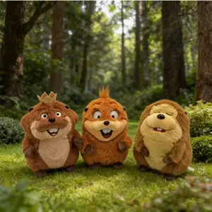 2026 Anime Hoppscotch Plush Toy, Adorable King George Tom Lizard Doll, Soft Stuffed Animal Beaver Figure, Kids Birthday Gift