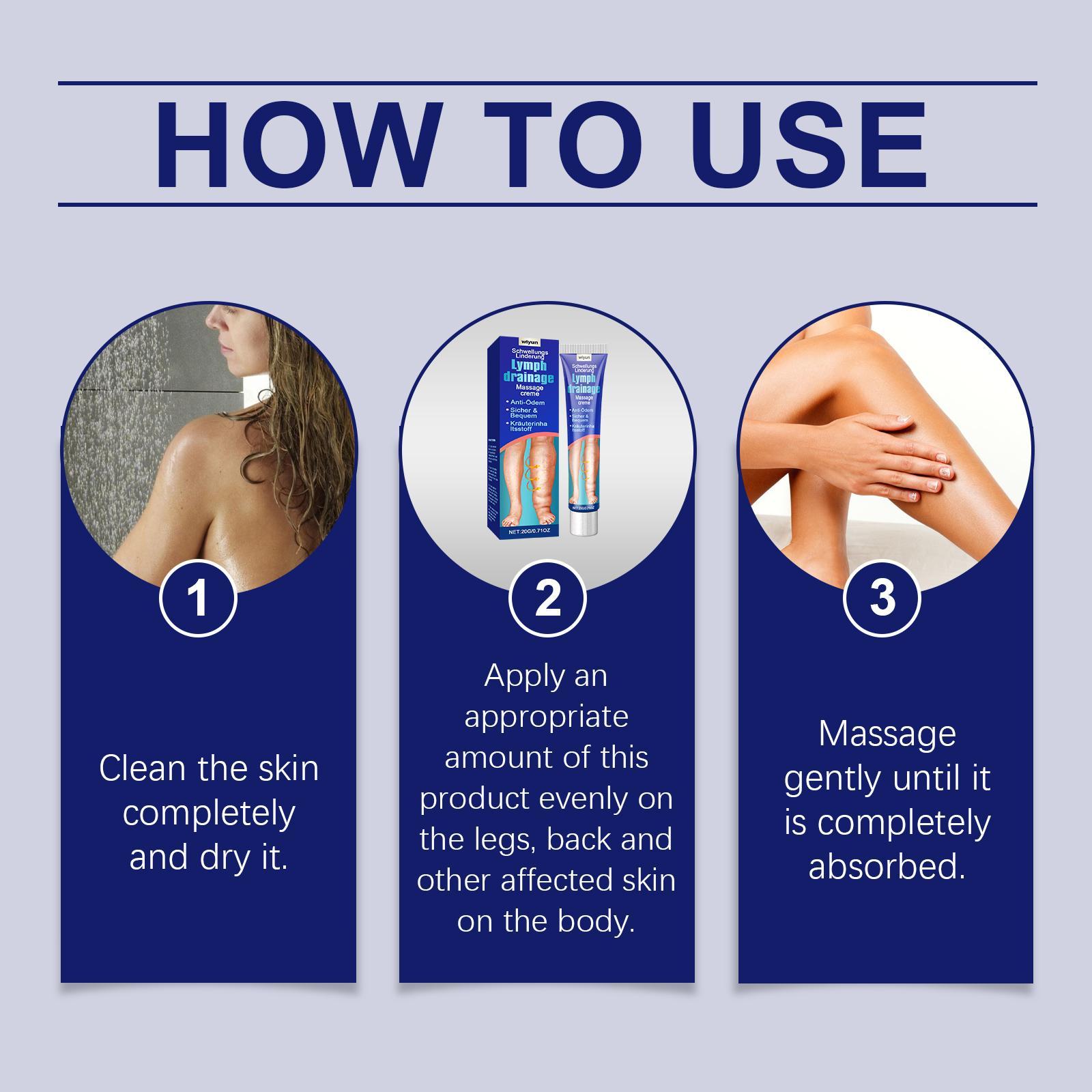 Leg Care Cream Relieves Leg Discomfort Repair Daily Body Care Moisturizing Skin Massage Cream