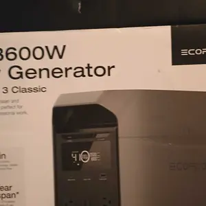 EF ECOFLOW DELTA 2/DELTA 3 Series Portable Power Station, Full Charge in 56 Min, 1024Wh LFP Battery, 1800W AC Output, Solar Generator