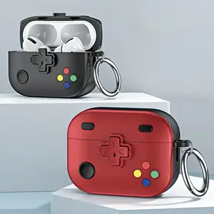 Game Console Pattern Shockproof Earphone Case for AirPods 1/2, AirPods 3, AirPods 4, AirPods Pro, Durable Protection for Your Earbuds, Shell