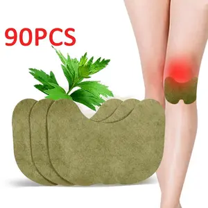 Knee Patch Knee Joint Wormwood Extract Sticker, Wormwood Knee Patch, Wormwood Patch for Knee, Back, Neck, Shoulder Wormwood Hot Patch, Moxibustion Patch, Joint Patch, Abundance Of Heat Patch, Cervical Patch 5/15/30/60/90pcs