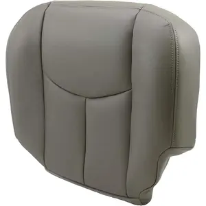 Seat Cover Compatible with 2003-2006 Chevy Tahoe Suburban GMC Yukon 922 Pewter Synthetic Leather Driver Side Bottom Seat Cover-TK