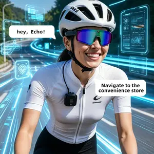 2026 New 800mp Smart Sports Glasses, 1200p Stabilized Video, 360° Audio, Ai Image Recognition, Translation, Multi-Color Cycling Sunglasses