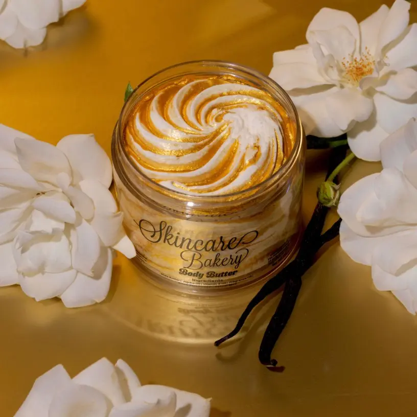 body butter: Vanilla Golden (shimma infused) 