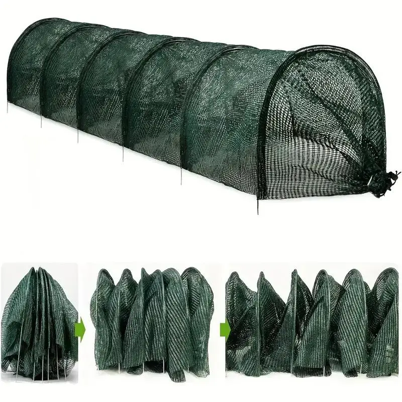 Adjustable Garden Netting, 1 Count Stretchable Vegetable Garden Barrier, Pest Control Netting, Plant Care & Support Supplies, Garden Accessories, Fly
