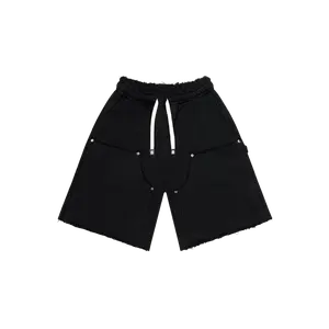 Godspeed Distressed Carpenter Black Shorts