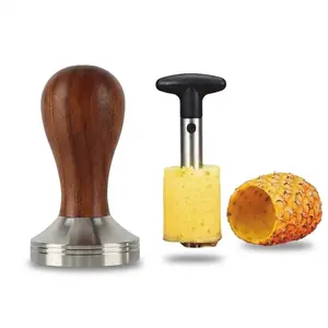 51mm Coffee Tamper & Pineapple Cutter | Barista & Kitchen Essentials | Pack of 2