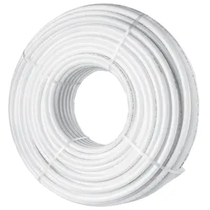 VEVOR PEX Pipe 3/4 Inch, 500 Feet Length PEX-B Flexible Pipe Tubing for Potable Water, Pex Water Lines for Hot/Cold Water & Easily Restore, Plumbing Applications with Free Cutter & Clamps ,White
