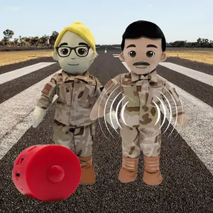 UMBO My Hero Air Force Stuffed Animal - 14" Customizable Plush Doll with Rechargeable Audio for Emotional Comfort of Military Kids