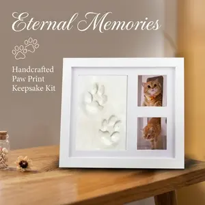 Footprint Keepsake Frame: A DIY footprint kit with a photo slot,a personalized keepsake frame that makes an ideal gift and home decor piece