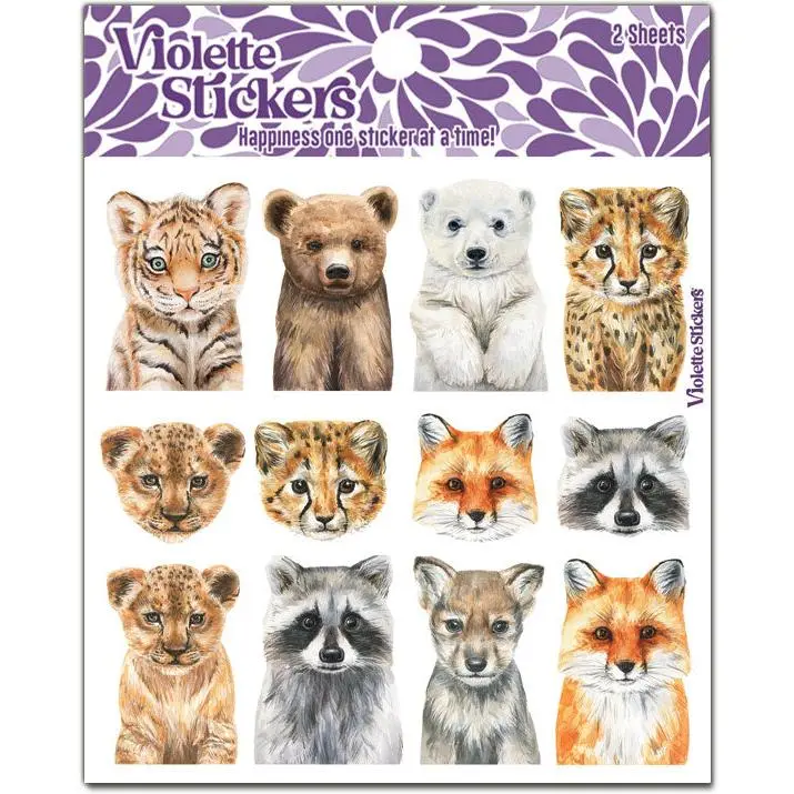 K333 Pocket Animal Stickers
