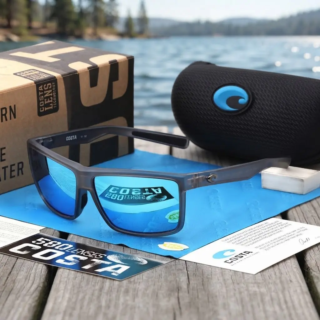 Costa Del Mar 580P Fishing Sunglasses Polarized UV400 Men Women Boating Sport Eyewear