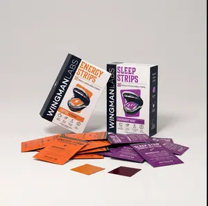 Wingman Bundle - Energy + Sleep Strips | Fast Acting Caffeine & Melatonin Strips | Wingman Labs Energy and sleep bundle - Fast Acting Strips 24/7 Energy & Sleep Solution