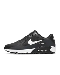 Men's Nike Air Max 90 G "Golf Shoe" Black/White-Anthracite (CU9978 002)