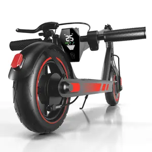 New Adjustable Speed Foldable Commuter Scooter 500W Motor App Control 10" Solid Vacuum Tire Long Range Battery Dual Brake Safety Smart Display Perfect for City and School Riders with 3-Speed Gear and 5-6 Hour Charge Time