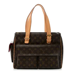 Pre-owned Louis Vuitton Coated Canvas Shoulder Bags Monogram Multipli Cite