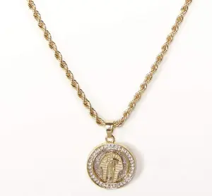 Pharaoh Pendant Chain Necklace