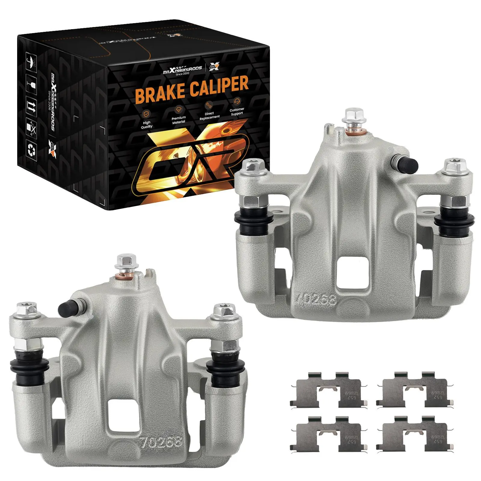 Rear Left Right Brake Calipers Pair compatible for Hyundai Elantra 2007 2008-2010 19-B3457
