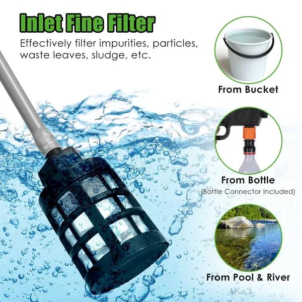 Cordless Pressure Washer Portable Electric Power Washer High Pressure Water Sprayer 400PSI Car Washer Cleaner With Nozzle Foam Bottle Filter 1200mAh 21V Battery And Charger