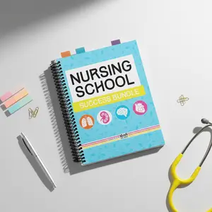 Comprehensive Nursing School Study Guide Bundle - Essential Medical Notes and Exam Preparation Book for Student Nurses and Clinical Training