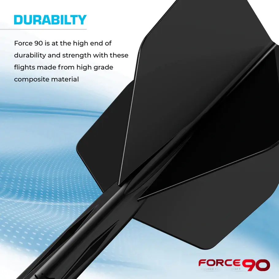 Mission Force 90 - Molded Flight & Shaft System - Clear - Standard No2 - Tweenie