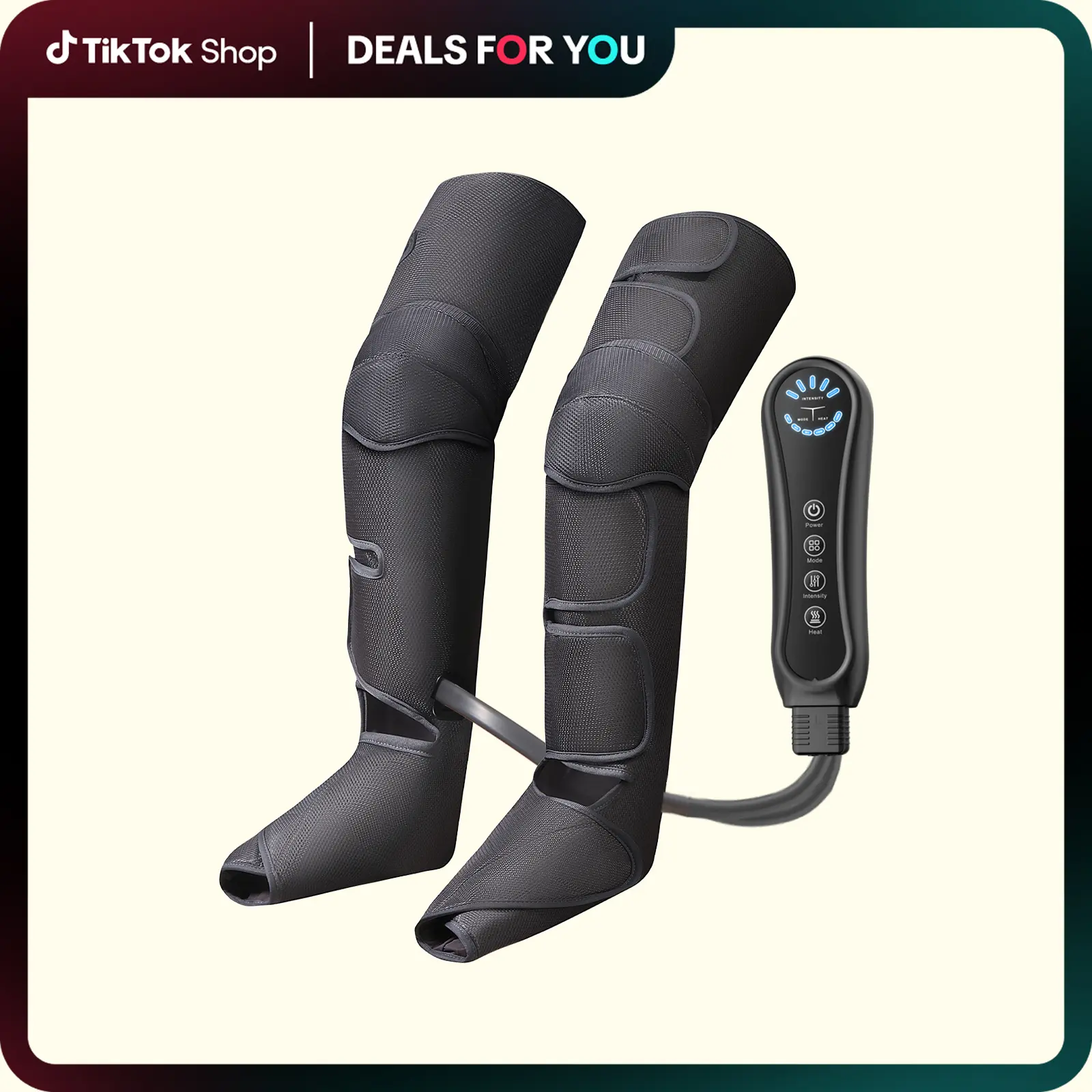 Leg Massager with Air Compression Foot and Calf Massage Machine for Circulation and Relaxation with Adjustable Settings Healthcare summerwins,summerwins,father's day gifts,summer hair styles, Massagers, Feet Massager, Leg Massage Machine