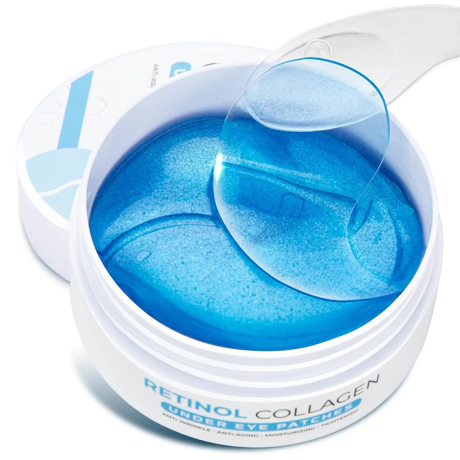 Velamo Advanced Eye Patches: 60 Pcs Retinol & Collagen Masks Reduce Puffiness, D...