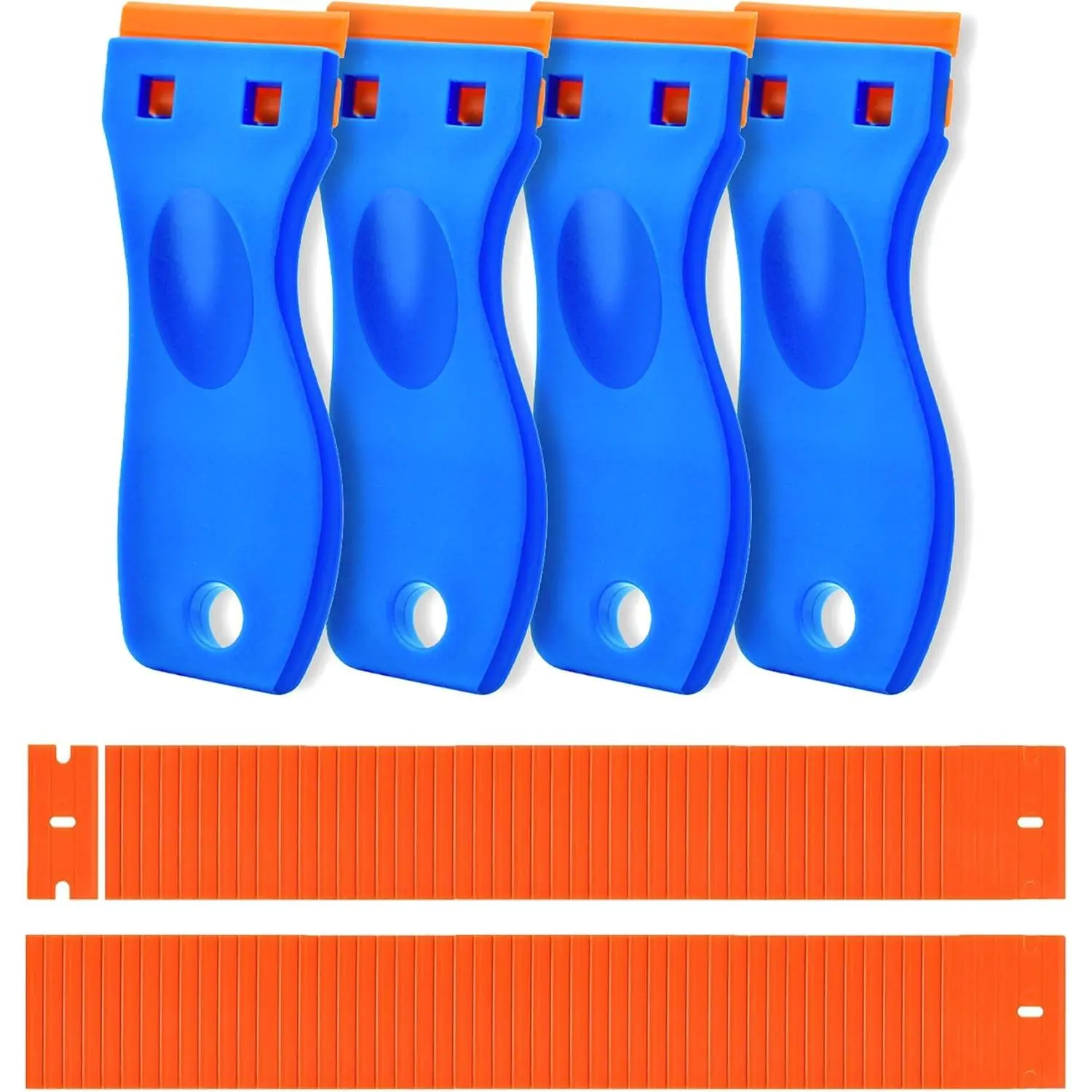 4 Count Plastic Razor Scraper Tool for Adhesive Removal - TikTok Shop
