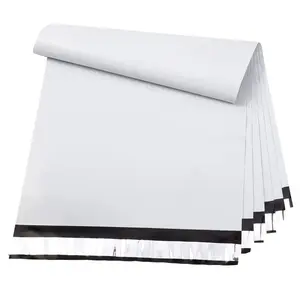 Poly Mailers 14.5x19 Self-Sealing Shipping Bags for Small Business, White, Waterproof & Thick polymailers