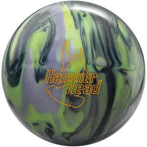Hammer Hammerhead Pearl Bowling Ball - Onyx/Silver/Yellow