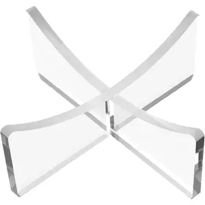 Basketball Stand, 3-Pack Acrylic Ball Stand for Display, Clear Storage Holder for Football Basketball Soccer Volleyball Rugby