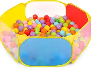 Large Kids Ball Pit Tent Pop-Up Playhouse for Toddlers & Babies – Indoor Outdoor Play Tent, Foldable Baby Playpen with Zipper Storage Bag, Soft Play Ball Pool for Boys Girls