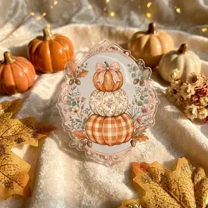 Coquette Pumpkin Phone Grip, Fall Pumpkin Mobile Stand, Bow Pumpkin Graphic Holder, Vintage Fall Universal Smartphone Case Support Gift For Her