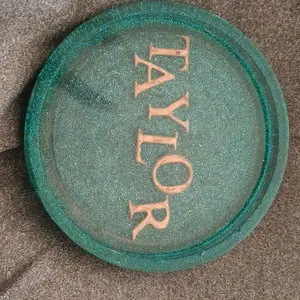 Personalized Handmade Coasters - Customized Tableware Design, High-Quality Material, Ideal for Home Decor